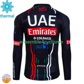 Maillot Cyclisme Hiver Thermal Fleece Uae Emirates 2024 N001